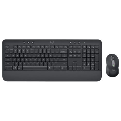 LOGITECH Billentyűzet + egér - MK650 Vezeték Nélküli Combo Grafitszürke, HUN