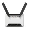 MIKROTIK Wireless Router DualBand, 4x1000Mbps+ 1x2,5Gbps, Chateau LTE18, 1xMicroSIM,Asztali -S53UG+5HaxD2HaxD-TC&EG18-EA