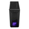 COOLER MASTER Ház Mid Tower ATX MASTERBOX K501L RGB, Tápegység nélkül, Üvegfalú, Fekete