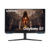 SAMSUNG Gaming 144Hz IPS monitor 32" G70B, 3840x2160, 16:9, 350cd/m2, 1ms, DP/2xHDMI/2xUSB/LAN/WiFi/BT, Pivot, hangszóró