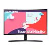 SAMSUNG Ívelt VA monitor 24" S36C, 1920x1080, 16:9, 250cd/m2, 4ms, HDMI/VGA