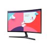 SAMSUNG Ívelt VA monitor 24" S36C, 1920x1080, 16:9, 250cd/m2, 4ms, HDMI/VGA