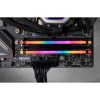 CORSAIR Memória VENGEANCE RGB DDR4 16GB 3200MHz C16 (Kit of 2), fekete