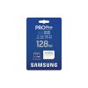 SAMSUNG Memóriakártya, PRO Plus microSDXC kártya 128GB, CLASS 10, UHS-I, U3, V30, A2, + Adapter, R180/W130