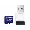 SAMSUNG Memóriakártya, PRO Plus + Reader microSDXC 256GB, CLASS 10, UHS-I, U3, V30, A2, R180/W130