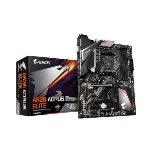 GIGABYTE Alaplap AM4 A520 AORUS ELITE AMD A520, mATX