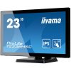 iiyama touch monitor, 23,8", 1920x1080, 16:9, 215cd, 5ms, 1000:1, DVI/VGA/HDMI, hangszóró, T2336MSC-B3