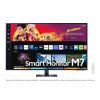 SAMSUNG Smart VA 43" monitor M7, 3840x2160, 16:9, 300cd/m2, 4ms, 2xHDMI/3xUSB/USB-C/WiFi/Bluetooth, hangszóró