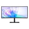 SAMSUNG Ívelt VA monitor 34" S65VC, 3440x1400, 21:9, 350cd/m2, 5ms, HDMI/DisplayPort/2xUSB/USB-C/LAN, hangszóró&webkam.