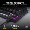 CORSAIR Vezetékes Billentyűzet Gaming, K60 PRO TKL RGB, Optical-Mechanical, Alumínium keret, US, fekete