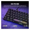 CORSAIR Vezetékes Billentyűzet Gaming, K65 PRO MINI RGB 65%, Optical-Mechanical, US, szürke