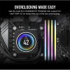 CORSAIR Memória DOMINATOR TITANIUM RGB DDR5 64GB 4800MHz CL36, INTEL (Kit of 4), fekete