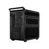 COOLER MASTER Ház Mid ATX QUBE 500 FLATPACK BLACK EDITION, 1db Ventilátorral, Tápegység nélkül, fekete