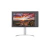 LG IPS monitor 27" 27UP85NP, 3840x2160, 16:9, 400cd/m2, 5ms, 2xHDMI/DisplayPort/USB-C/2xUSB, Pivot, hangszóró