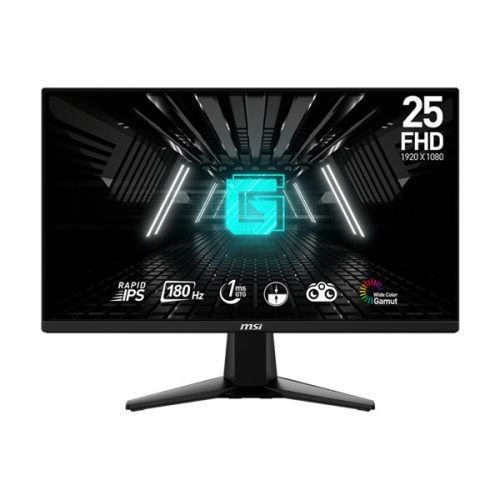 MSI Monitor GAMING G255F Rapid IPS LED 24,5" FHD 1920x1080, 16:9, 1000:1 CR, 300cd/m2, 1ms, 180Hz, DP, 2x HDMI