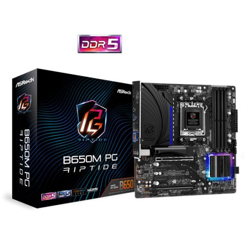 ASROCK Alaplap AM5 B650M PG RIPTIDE AMD B650, mATX