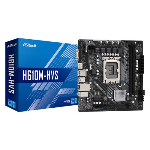 ASROCK Alaplap S1700 H610M-HVS INTEL H610, mATX