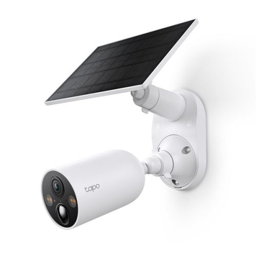 TP-LINK Wireless Kamera Cloud beltéri/kültéri + Okos Solar Panel IP65, TAPO C425 KIT