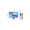 SAMSUNG IPS monitor B2B 27" S80UD, 3840x2160, 16:9, 350cd/m2, 5ms, LAN/HDMI/DisplayPort/3xUSB/USB-C, Pivot