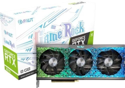 Palit RTX 3070 GameRock 8GB használt videokártya