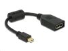 Delock Mini Displayport-Displayport átalakító 15 cm