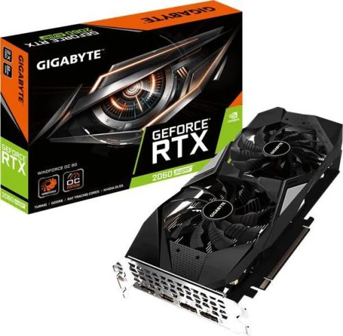 GIGABYTE nVidia GeForce RTX 2060 Super 8GB GDDR6 OC  használt videokártya