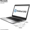 HP EliteBook 840 G3 / i5-6300U / 8GB / 256 SSD / CAM / HD / US / Integrált / B /  használt laptop