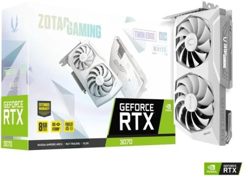 ZOTAC RTX 3070 Twin Edge OC White 8GB használt videokártya