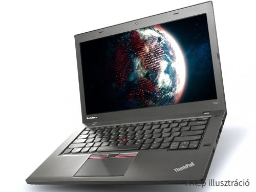 Lenovo ThinkPad T450 / i5-5300U / 8GB / 256 SSD / CAM / HD+ / EU / Integrált / B /  használt laptop
