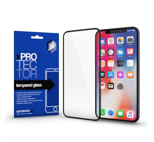 Samsung G770 Galaxy S10 Lite Xprotector Tempered Glass Full3D kijelzővédő üvegfólia, fekete