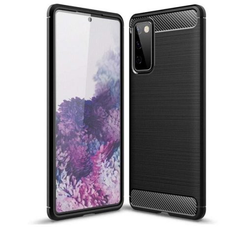 Forcell Carbon hátlap tok Samsung G780 Galaxy S20 FE, fekete