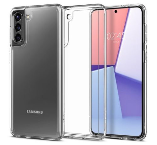 Spigen Ultra Hybrid Samsung G996 Galaxy S21+ Crystal Clear tok, átlátszó