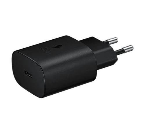 Samsung EP-TA800NB hálózati gyorstöltő Type-C, 25W, fekete (Retail-pack, dobozos)