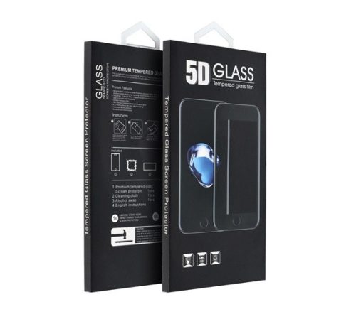 Xiaomi Redmi Note 9 Pro/Note 9s Full Glue hajlított tempered glass kijelzővédő üvegfólia, fekete