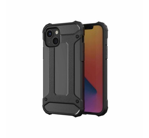 Forcell Armor hátlap tok, Apple iPhone 13, fekete