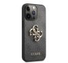 Guess PU 4G Metal Logo Apple iPhone 13 Pro hátlap tok, szürke