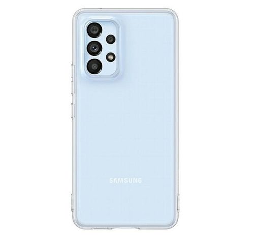 Samsung Galaxy A53 5G Soft Clear gyári szilikon tok, átlátszó, EF-QA536TT