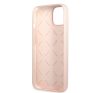 Guess Silicone Line Triangle Apple iPhone 13 hátlap tok, rószaszín