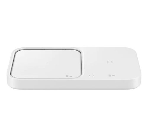 Samsung EP-P5400 Duo vezeték nélküli wireless gyorstöltő állomás hálózati adapterrel, 15W, fehér