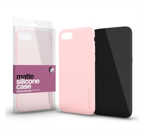 Xprotector Matte ultra vékony szilikon hátlap tok, Samsung Galaxy A53 5G, púderpink