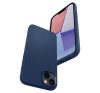 Spigen Silicone Fit Mag Apple iPhone 14 Plus tok, Navy Blue MagSafe, kék