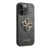 Guess PU 4G Metal Logo Apple iPhone 14 Pro hátlap tok, szürke