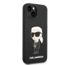 Karl Lagerfeld Liquid Ikonik NFT szilikon hátlap tok Apple iPhone 14, fekete