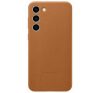 Samsung Galaxy S23+ Leather Cover, gyári bőr tok, barna, EF-VS916LA