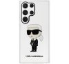 Karl Lagerfeld Ikonik Samsung Galaxy S23 Ultra, szilikon tok, átlátszó