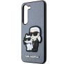 Karl Lagerfeld Saffiano Samsung Galaxy S23 szilikon tok, szürke