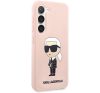 Karl Lagerfeld Silicone Ikonik Samsung Galaxy S23 szilikon tok, rózsaszín