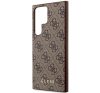 Guess 4G Metal Gold Samsung Galaxy S23 Ultra szilikon tok, barna