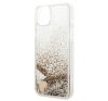 Guess Glitter Charms Apple iPhone 14 Plus hátlap tok, arany