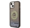 Karl Lagerfeld Liquid Glitter RSG Apple iPhone 14 Plus hátlap tok, fekete